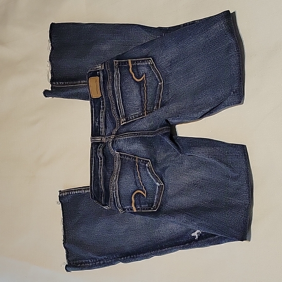 American Eagle medium wash artist flare size 2 - Picture 5 of 7